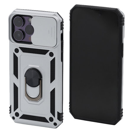 FixPremium - Coque CamShield pour iPhone 13 Pro Max, blanc