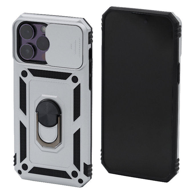 FixPremium - Coque CamShield pour iPhone 13 Pro Max, blanc