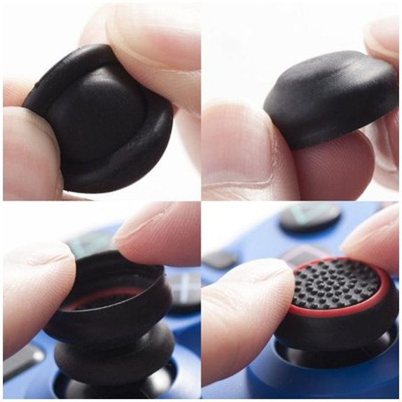 FixPremium - Capuchons de poignée pour manette PS4/PS5 - Set 2pcs, bleu