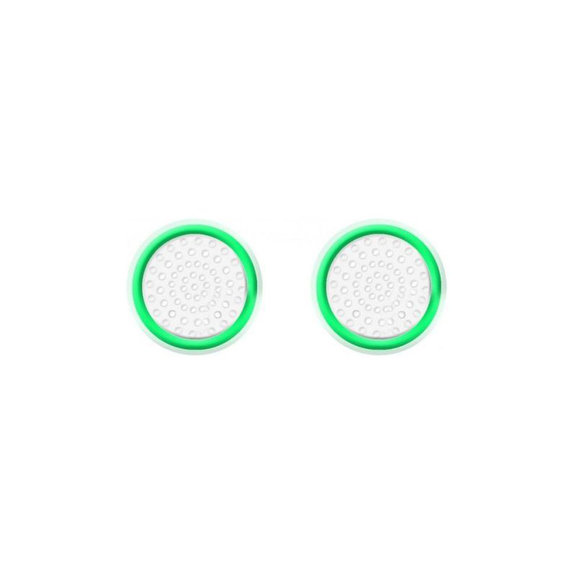 FixPremium - Capuchons de poignée pour manette PS4/PS5 - Set 2pcs, vert transparent