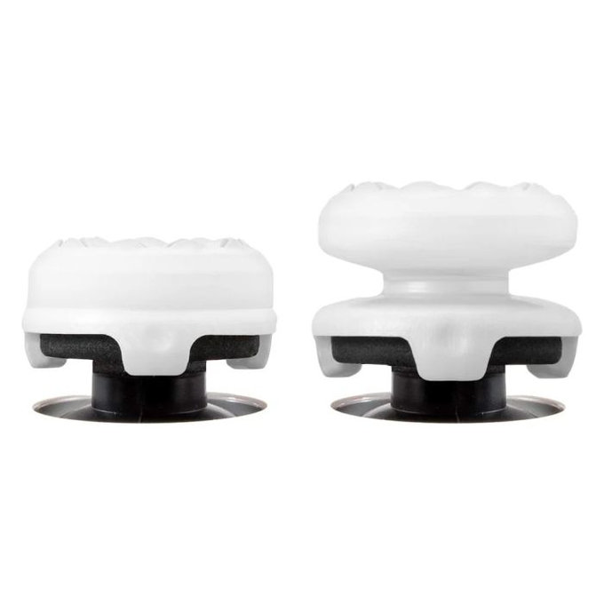 FixPremium - Capuchons de poignée de manette étendus PS4/PS5 - Set 2pcs, blanc
