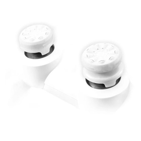 FixPremium - Capuchons de poignée de manette étendus PS4/PS5 - Set 2pcs, blanc