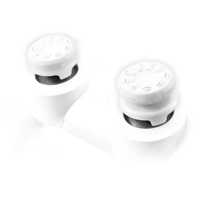 FixPremium - Capuchons de poignée de manette étendus PS4/PS5 - Set 2pcs, blanc