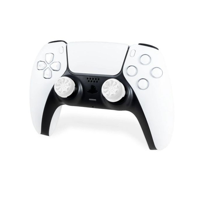 FixPremium - Capuchons de poignée de manette étendus PS4/PS5 - Set 2pcs, blanc