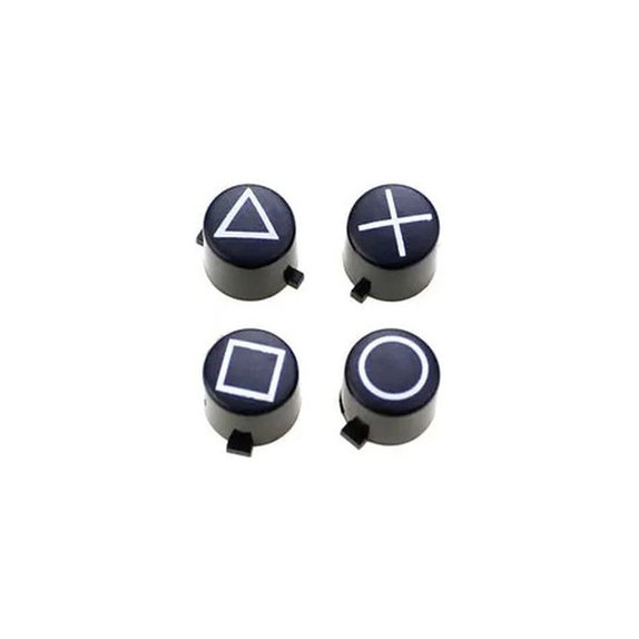 FixPremium - Boutons rétro pour PS5 DualSense, noirs