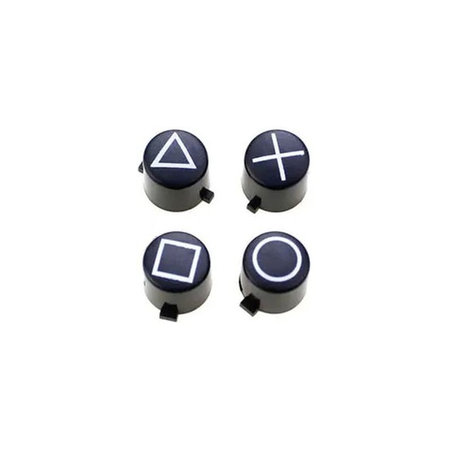 FixPremium - Boutons rétro pour PS5 DualSense, noirs