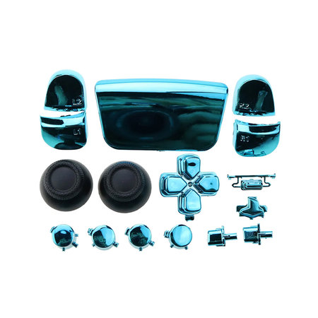 FixPremium - Éléments décoratifs de luxe pour PS5 DualSense, bleu