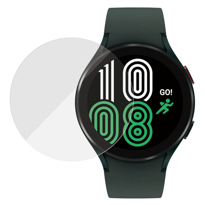Verre trempé Flat Glass AB pour Samsung Galaxy Watch4 44 mm, Clair, PanzerGlass