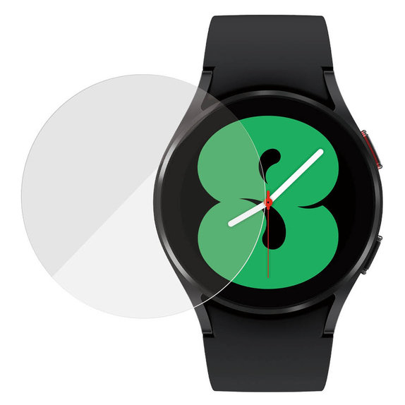 Verre trempé Flat Glass AB pour Samsung Galaxy Watch 4 40 mm, Clair, PanzerGlass