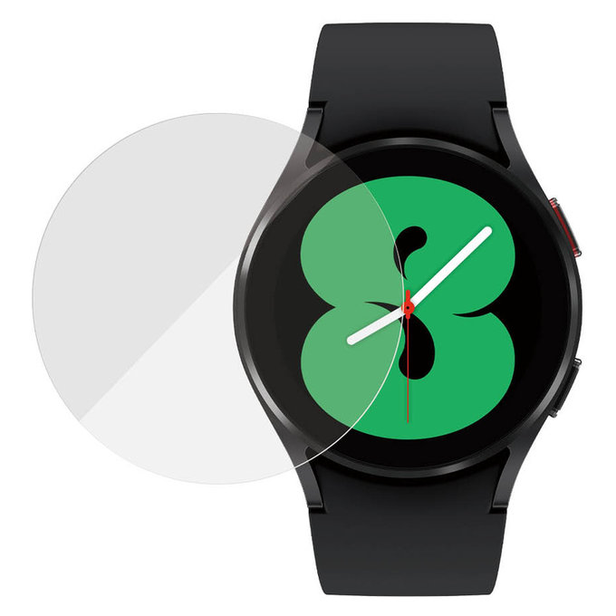 Verre trempé Flat Glass AB pour Samsung Galaxy Watch 4 40 mm, Clair, PanzerGlass
