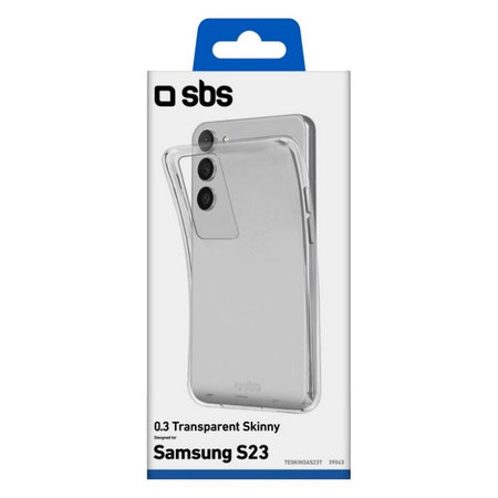 SBS - Coque Skinny pour Samsung Galaxy S23, transparente