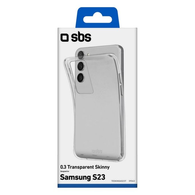 SBS - Coque Skinny pour Samsung Galaxy S23, transparente