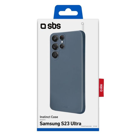 SBS - Coque Instinct pour Samsung Galaxy S23 Ultra, bleu