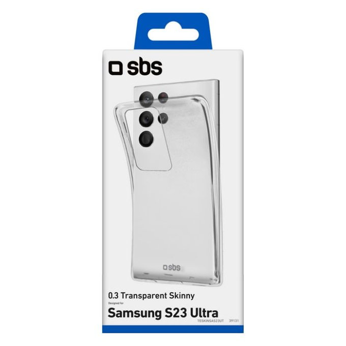 SBS - Coque Skinny pour Samsung Galaxy S23 Ultra, transparente