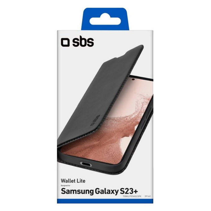 SBS - Étui Book Wallet Lite pour Samsung Galaxy S23+, noir