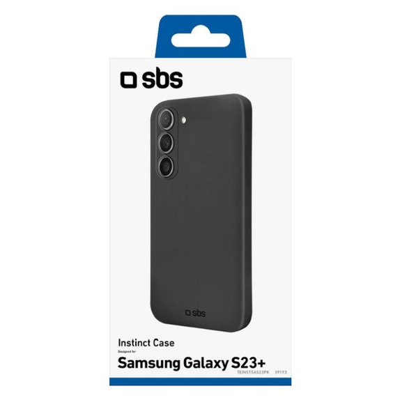 SBS - Coque Instinct pour Samsung Galaxy S23+, noir
