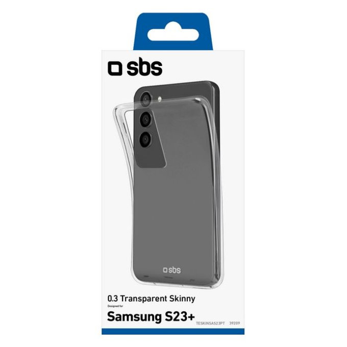 SBS - Étui Skinny pour Samsung Galaxy S23+, transparent