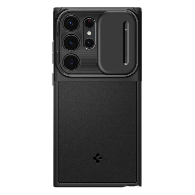 Spigen - Étui Optik Armor pour Samsung Galaxy S23 Ultra, noir