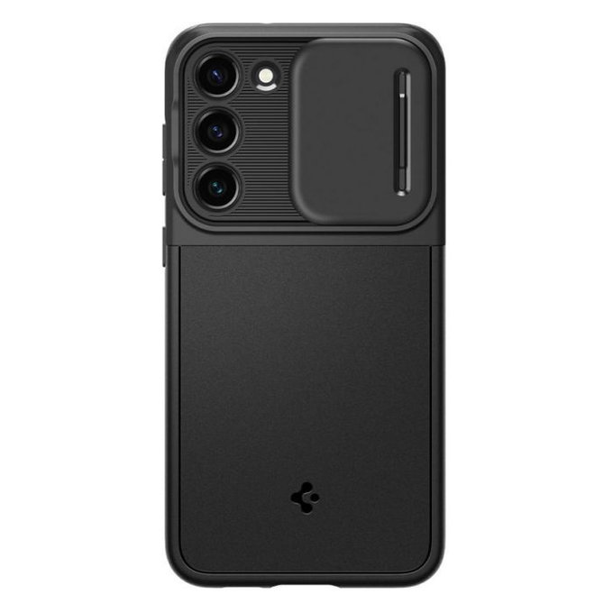 Spigen - Étui Optik Armor pour Samsung Galaxy S23, noir