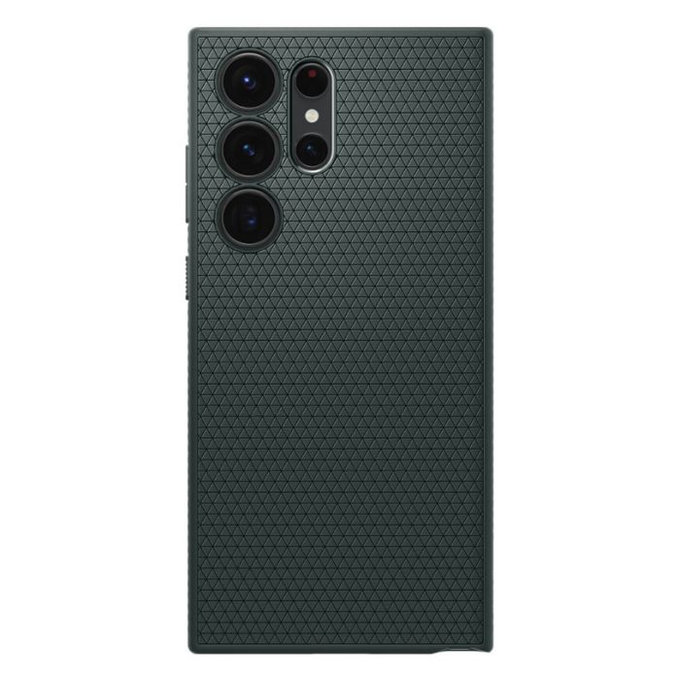 Spigen - Coque Liquid Air pour Samsung Galaxy S23 Ultra, vert abysse