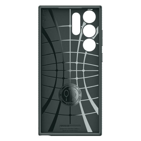 Spigen - Coque Liquid Air pour Samsung Galaxy S23 Ultra, vert abysse