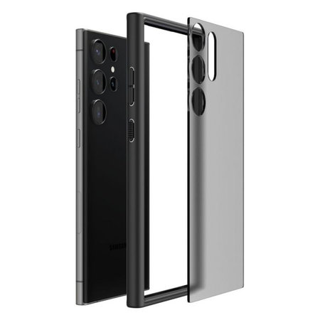 Spigen - Coque Ultra Hybride pour Samsung Galaxy S23 Ultra, noir givré