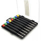 Baku BK-6108 - Jeu de tournevis pour téléphones, tablettes et ordinateurs portables (8 pièces)