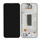 Samsung Galaxy A34 5G A346B - Écran LCD + Ecran Tactile + Cadre (Argent) - GH82-31200B, GH82-31201B Genuine Service Pack