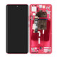 Motorola Edge 30 Fusion - Écran LCD + Ecran Tactile + Cadre (Viva Magenta) - 5D68C22034 Genuine Service Pack