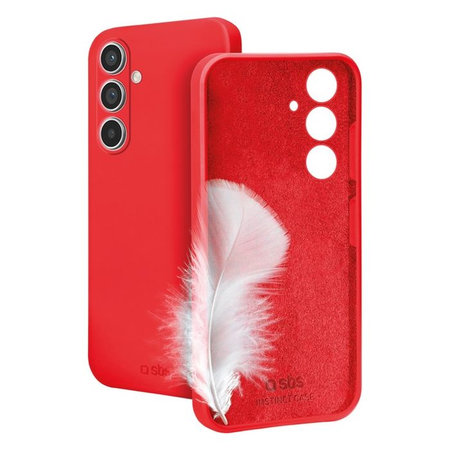 SBS - Coque Instinct pour Samsung Galaxy A14 5G, rouge