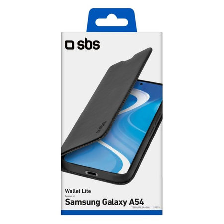 SBS - Étui Book Wallet Lite pour Samsung Galaxy A54 5G, noir