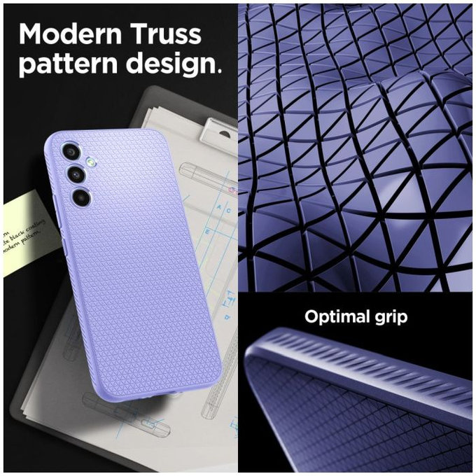 Spigen - Étui Liquid Air pour Samsung Galaxy A34 5G, Awesome Violet