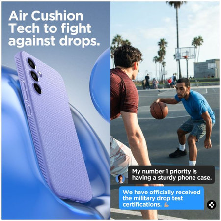 Spigen - Étui Liquid Air pour Samsung Galaxy A54 5G, Awesome Violet