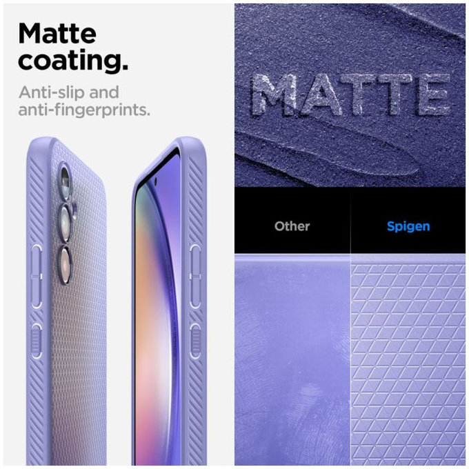 Spigen - Étui Liquid Air pour Samsung Galaxy A54 5G, Awesome Violet