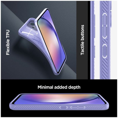 Spigen - Étui Liquid Air pour Samsung Galaxy A54 5G, Awesome Violet