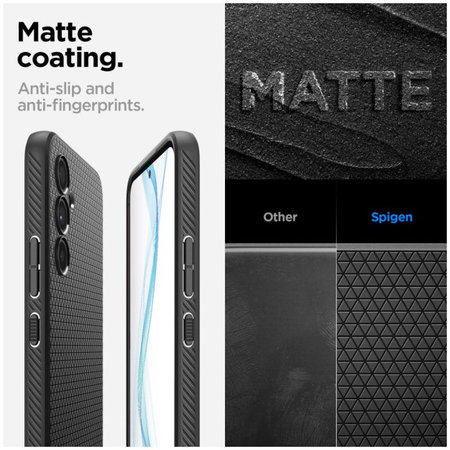 Spigen - Étui Liquid Air pour Samsung Galaxy A54 5G, Matte Black
