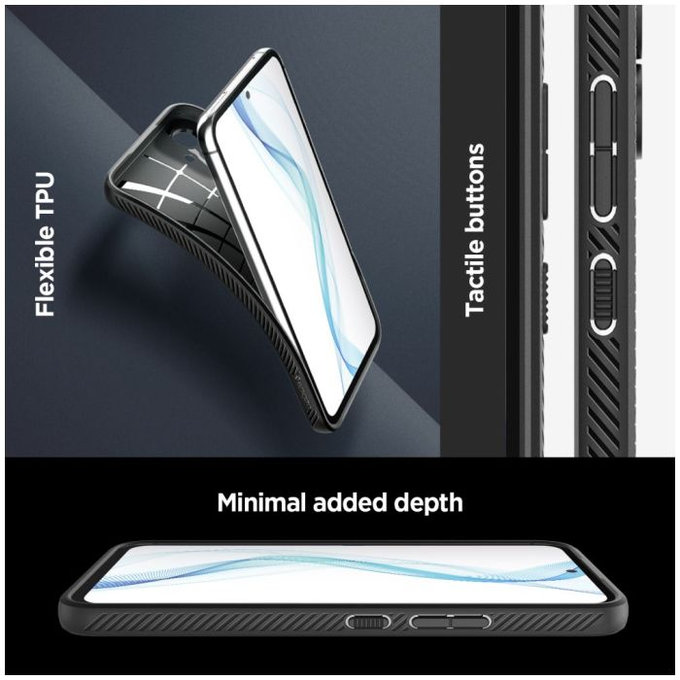 Spigen - Étui Liquid Air pour Samsung Galaxy A54 5G, Matte Black