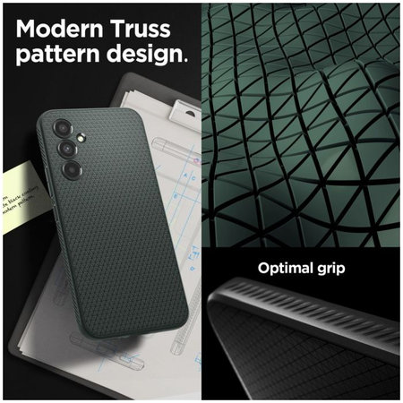 Spigen - Étui Liquid Air pour Samsung Galaxy A54 5G, Abyss Green