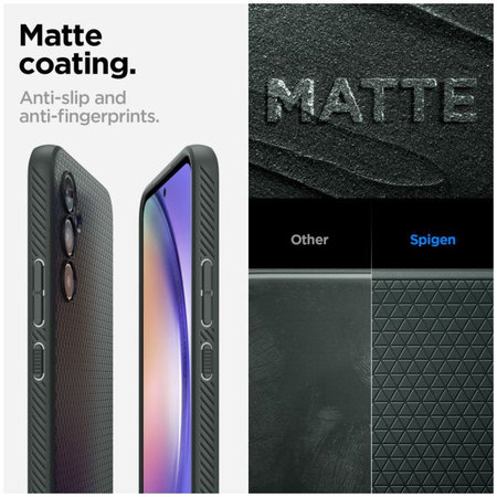 Spigen - Étui Liquid Air pour Samsung Galaxy A54 5G, Abyss Green