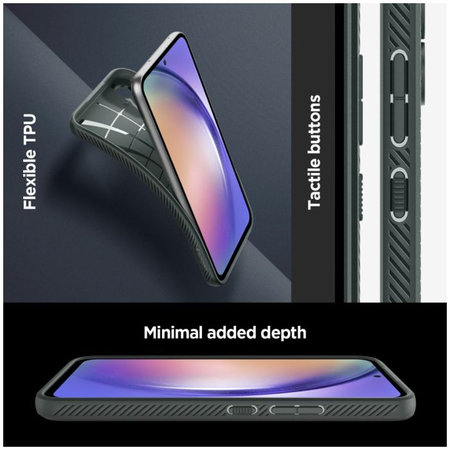 Spigen - Étui Liquid Air pour Samsung Galaxy A54 5G, Abyss Green