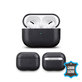 FixPremium - Étui en cuir pour AirPods Pro 2, noir