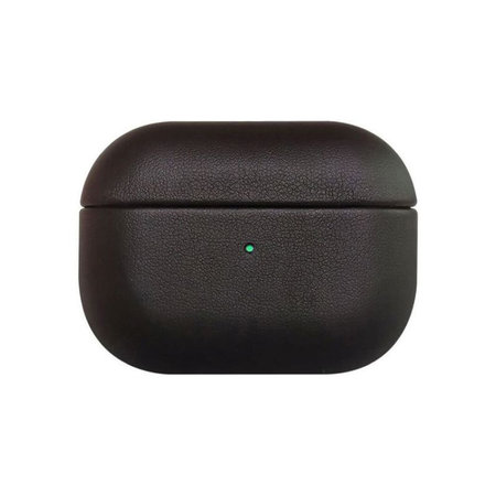 FixPremium - Étui en cuir pour AirPods Pro 2, noir