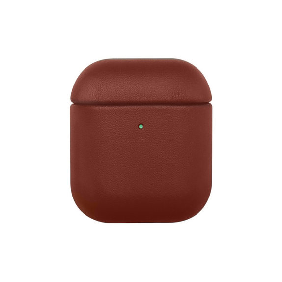 FixPremium - Étui en cuir pour AirPods 1 & 2, marron