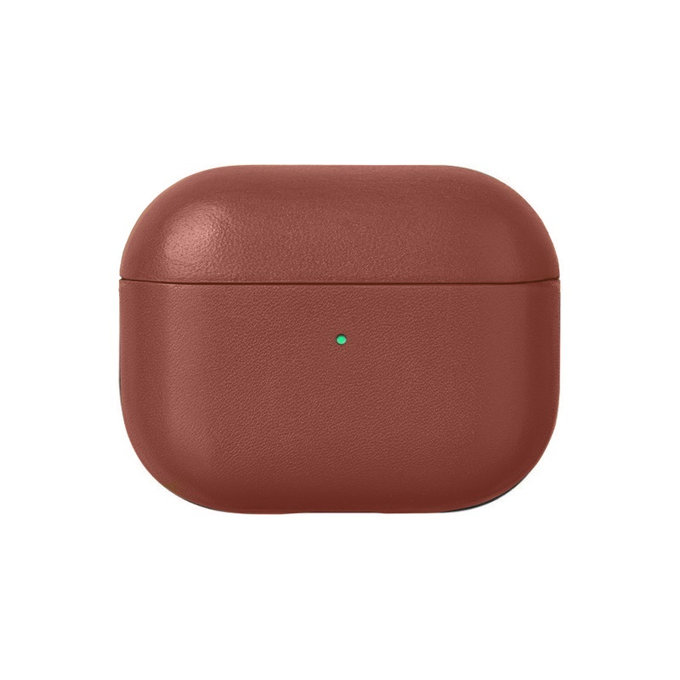 FixPremium - Étui en cuir pour AirPods 3, marron