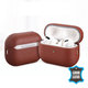 FixPremium - Étui en cuir pour AirPods Pro 2, marron