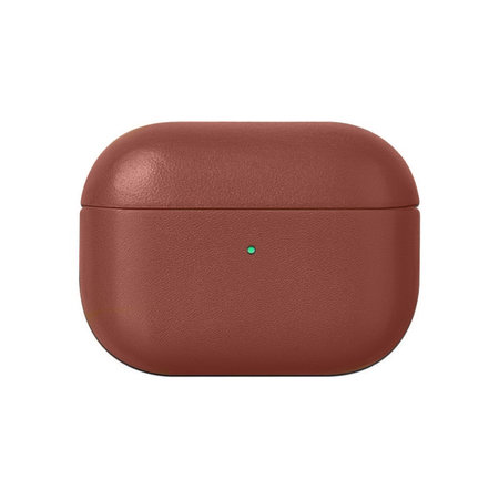 FixPremium - Étui en cuir pour AirPods Pro 2, marron