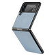 FixPremium - Coque Carbone pour Samsung Galaxy Z Flip 2, bleu