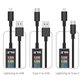 AV-Line - Câble de chargement à détection intelligente (Lightning - USB-C)