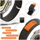 FixPremium - Bracelet Trail Loop pour Apple Watch (42, 44, 45 et 49 mm), noir
