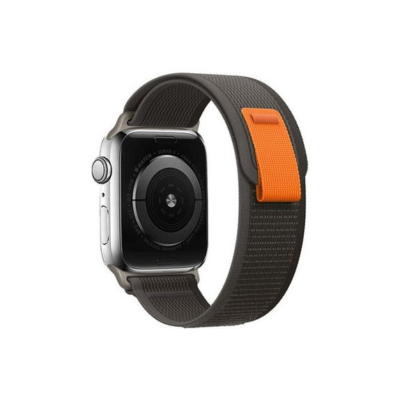 FixPremium - Bracelet Trail Loop pour Apple Watch (42, 44, 45 et 49 mm), gris sidéral